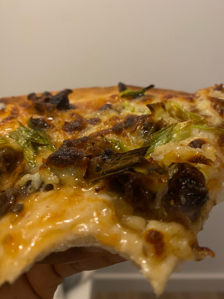 Sweet Thai chilli & Jamaican Oxtail Pizza